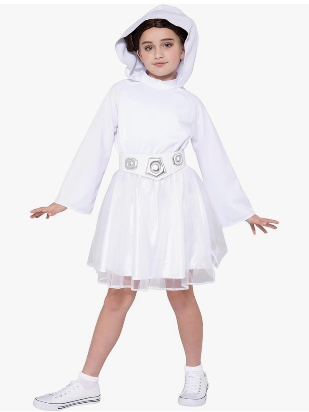 New Star Wars Princess Leia Official Youth Halloween Dress child size (4/5) xs